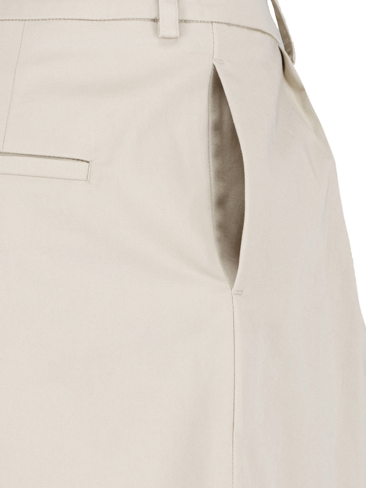[THE FRANKIE SHOP] Shorts SS26 MARFA COTTON PLEATED BERMUDALIGHT BEIGE
