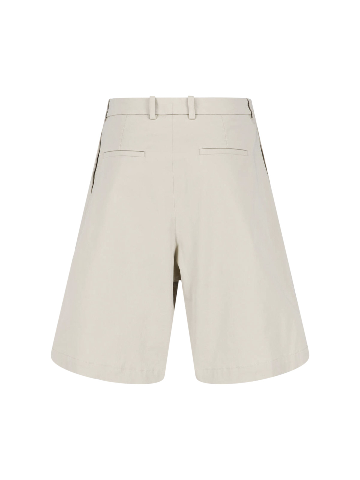 [THE FRANKIE SHOP] Shorts SS26 MARFA COTTON PLEATED BERMUDALIGHT BEIGE