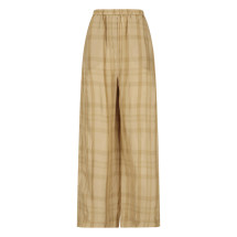 [THE FRANKIE SHOP] Trousers SS26 BAXTER SHEER FLUID TRACK PANTSBEIGE GLEN PLAID