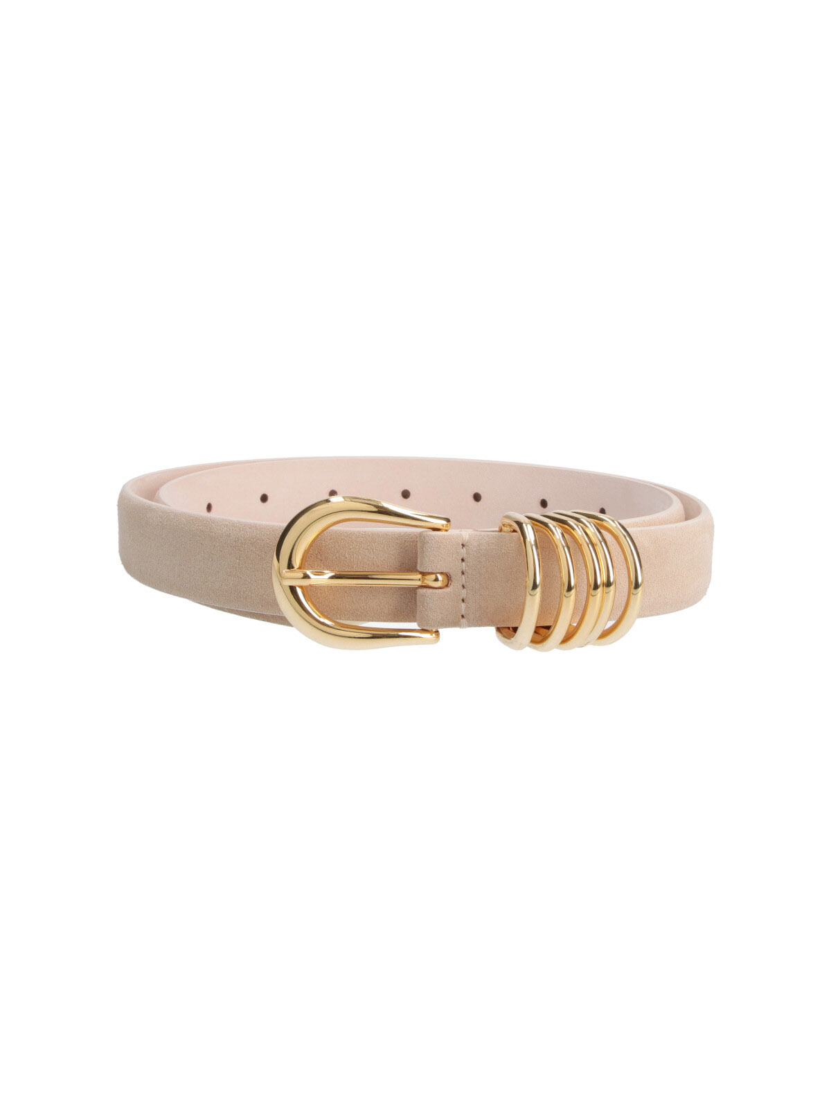 [Dehanche] Belt SS26 HOLLY SUEGBEIGE GOLD
