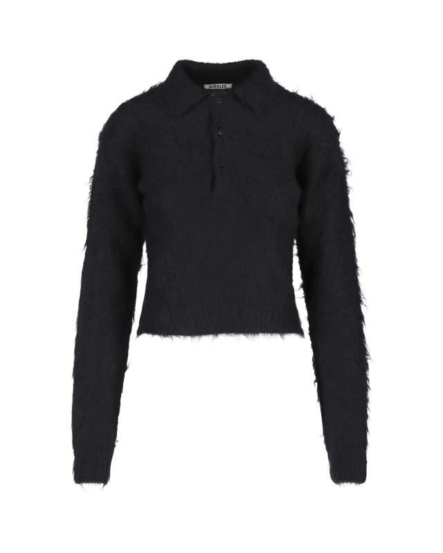 [AURALEE] Knitwear SS26 A25AP03KMINK BLACK