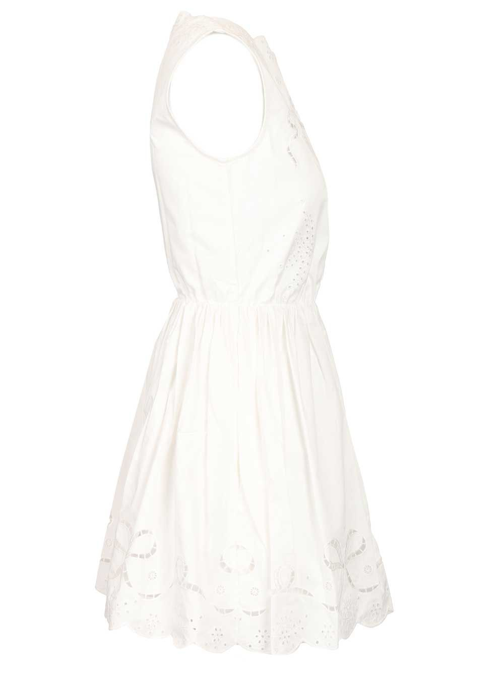 [Self-portrait] Sleeveless dress CO AC26-034S-WWHITE