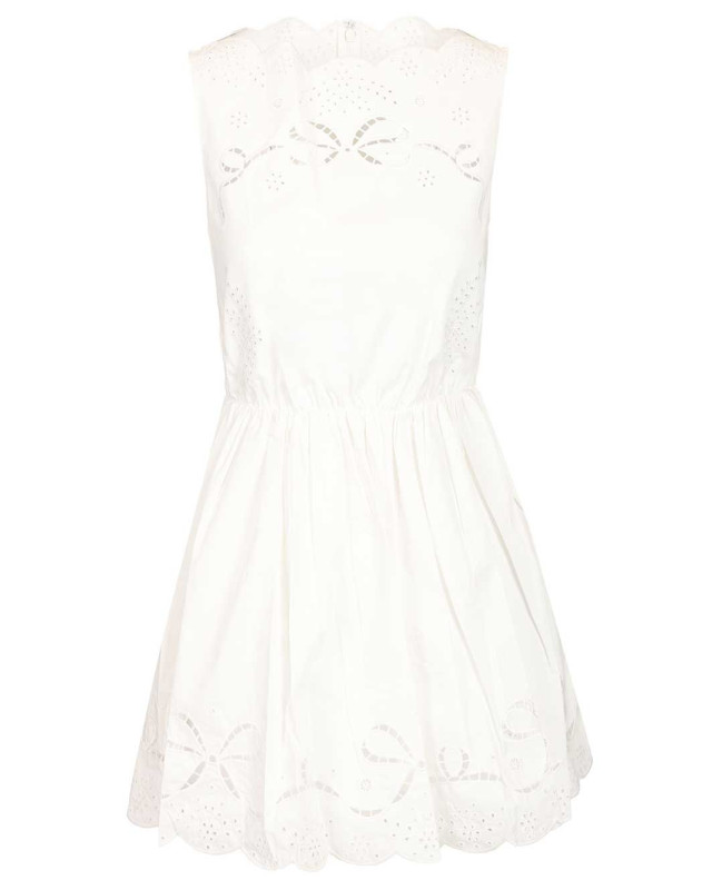 [Self-portrait] Sleeveless dress CO AC26-034S-WWHITE