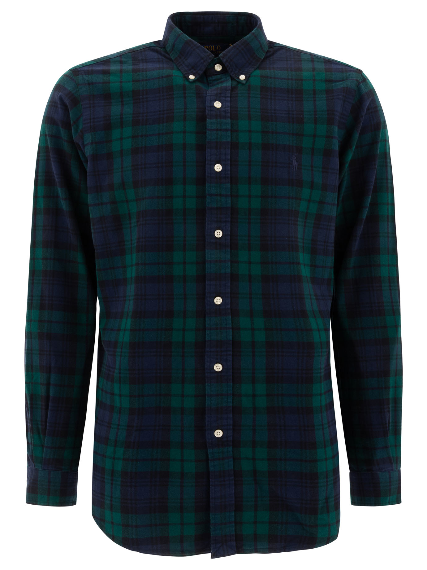 [Polo Ralph Lauren] Shirts Long Sleeve FW25 7109538910015753 NAVY/GREEN MULTI