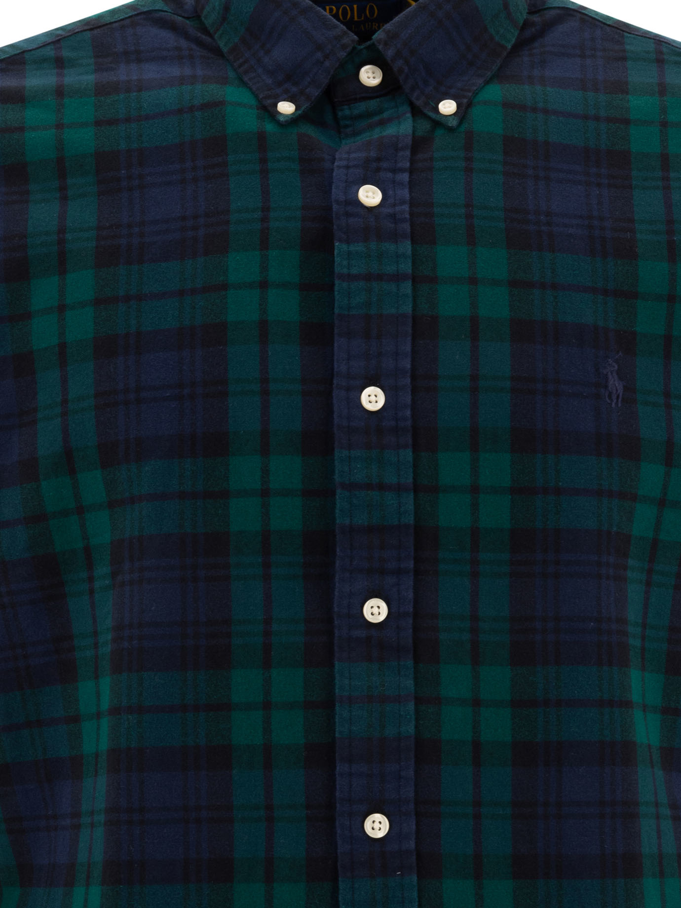 [Polo Ralph Lauren] Shirts Long Sleeve FW25 7109538910015753 NAVY/GREEN MULTI