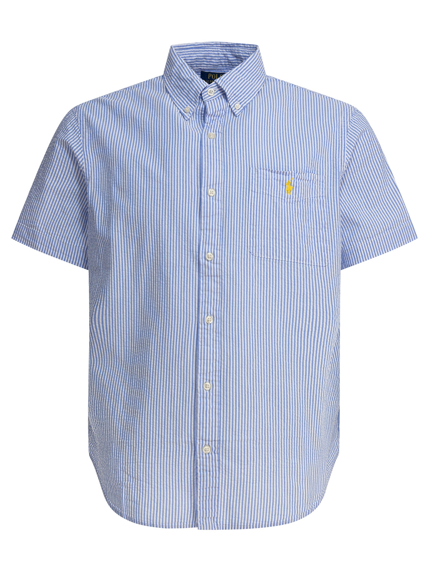 [Polo Ralph Lauren] Shirts Short Sleeve SS25 7109065740022604A BLUE/WHITE