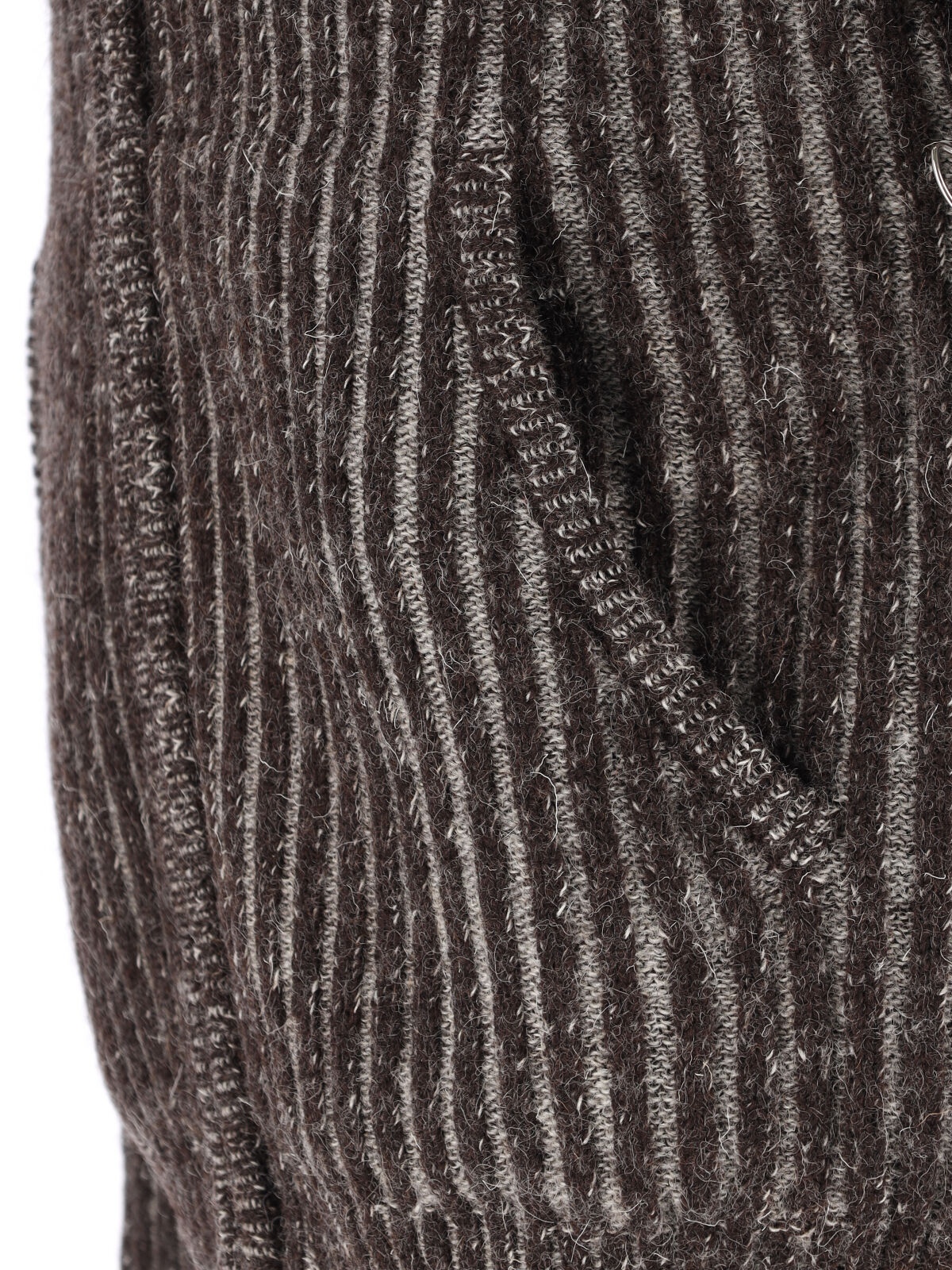 [Our Legacy] Sweatshirt FW25 M4253LVVANISE BROWN STRIPE ISELS WOOL