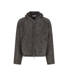[Our Legacy] Sweatshirt FW25 M4253LVVANISE BROWN STRIPE ISELS WOOL