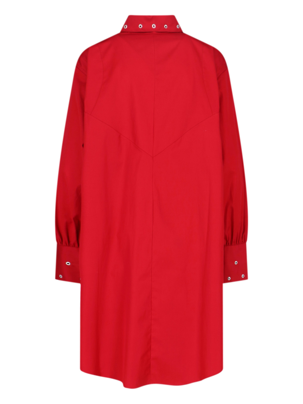 [Our Legacy] Long sleeve dress FW25 W4257FLLIPSTICK RED SUPER POPLIN