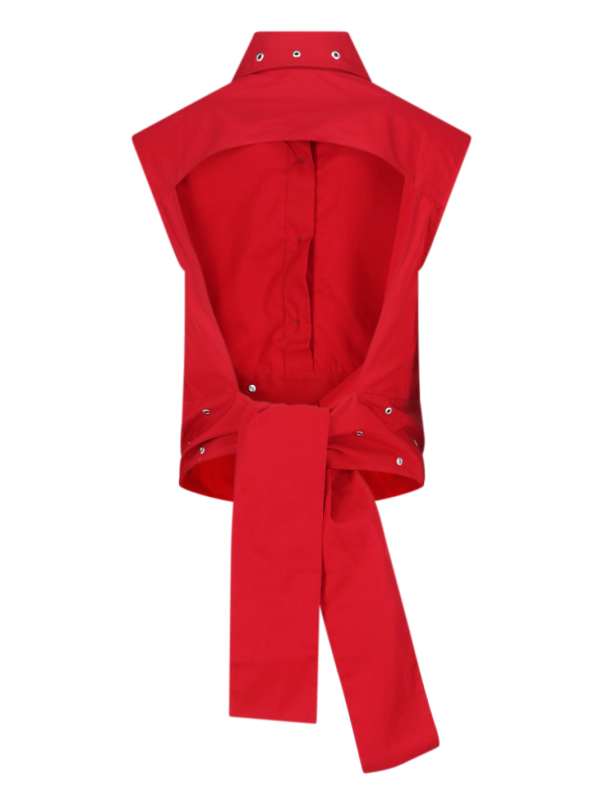 [Our Legacy] Shirts Sleeveless FW25 W4252GLRLIPSTICK RED SUPER POPLIN