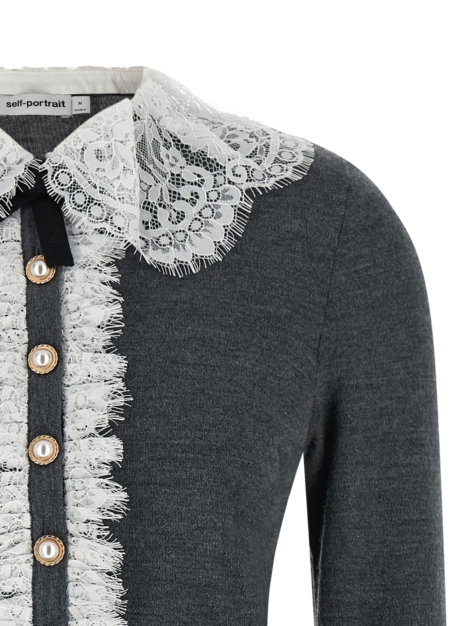 [SELF PORTRAIT] Knitwear FW26 PF26134CGRGREY