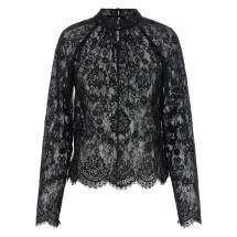 [SELF PORTRAIT] Shirts Long Sleeve FW26 PF26032TABBLACK