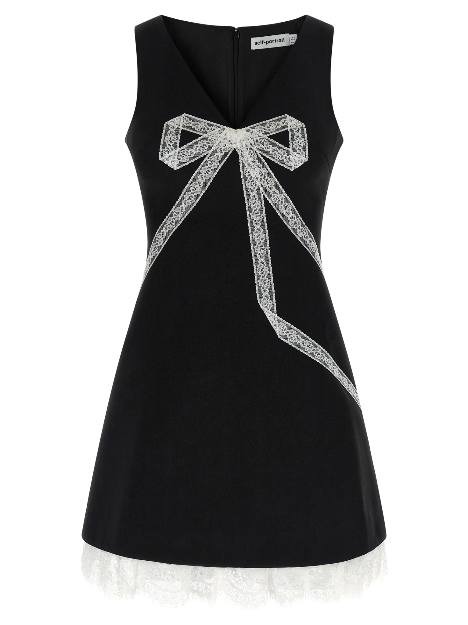 [SELF PORTRAIT] Sleeveless dress FW26 PF26004SBBLACK