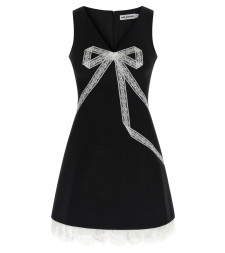 [SELF PORTRAIT] Sleeveless dress FW26 PF26004SBBLACK