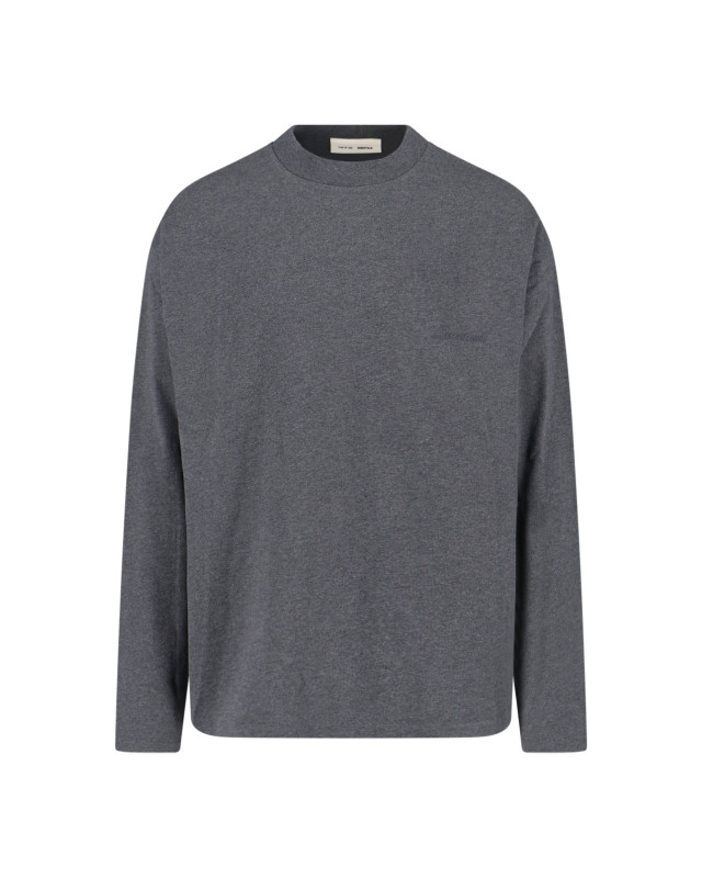 [Fear of God] T-shirts Long Sleeve FW25 125HO254201FCHARCOAL HEATHER