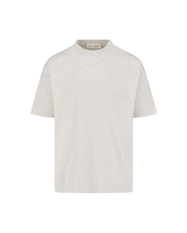 [Fear of God] T-shirts Short Sleeve FW25 125HO254192FOATMEAL HEATHER