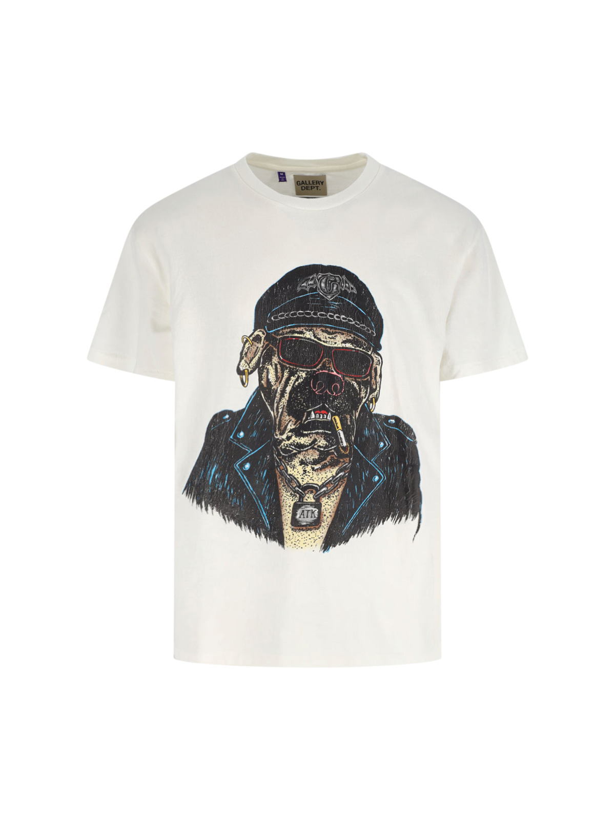 [GALLERY DEPT] T-shirts Short Sleeve FW25 OBD 10284LIGHT ARCHIVAL WHITE