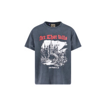 [GALLERY DEPT] T-shirts Short Sleeve FW25 ATKT 10071VINTAGE BLACK