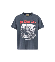 [GALLERY DEPT] T-shirts Short Sleeve FW25 ATKT 10071VINTAGE BLACK