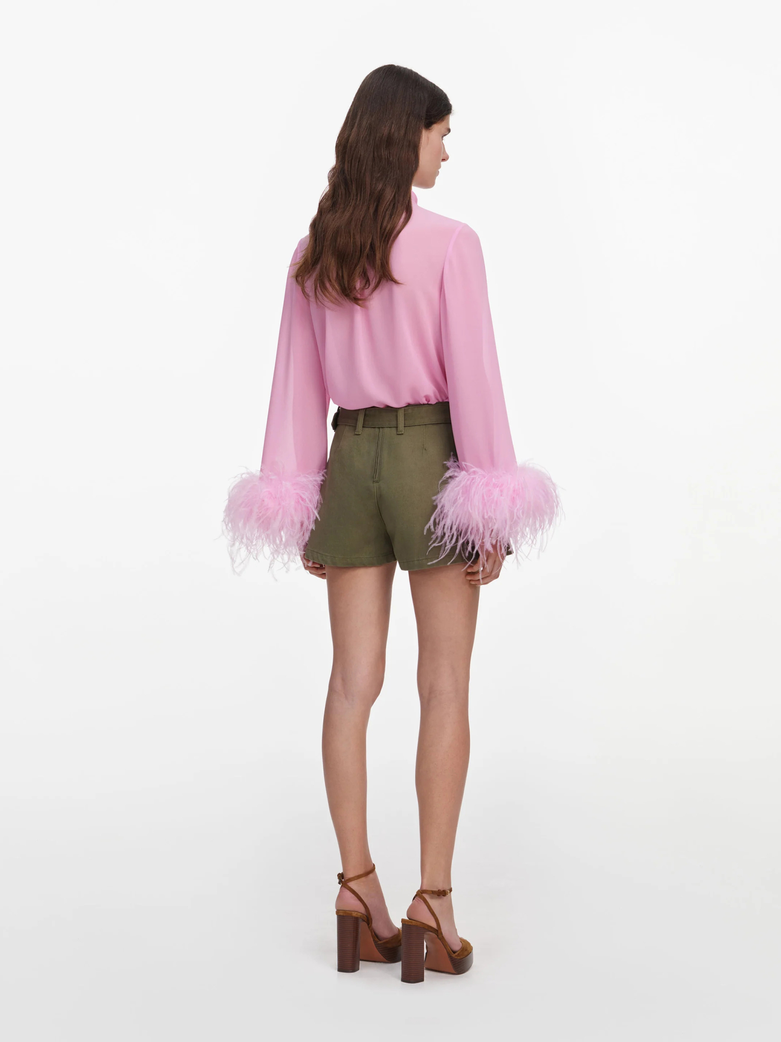[SELF PORTRAIT] Mini skirt FW26 PF26832SKGKHAKI