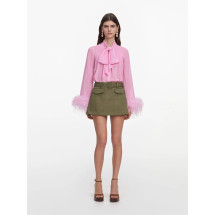 [SELF PORTRAIT] Mini skirt FW26 PF26832SKGKHAKI
