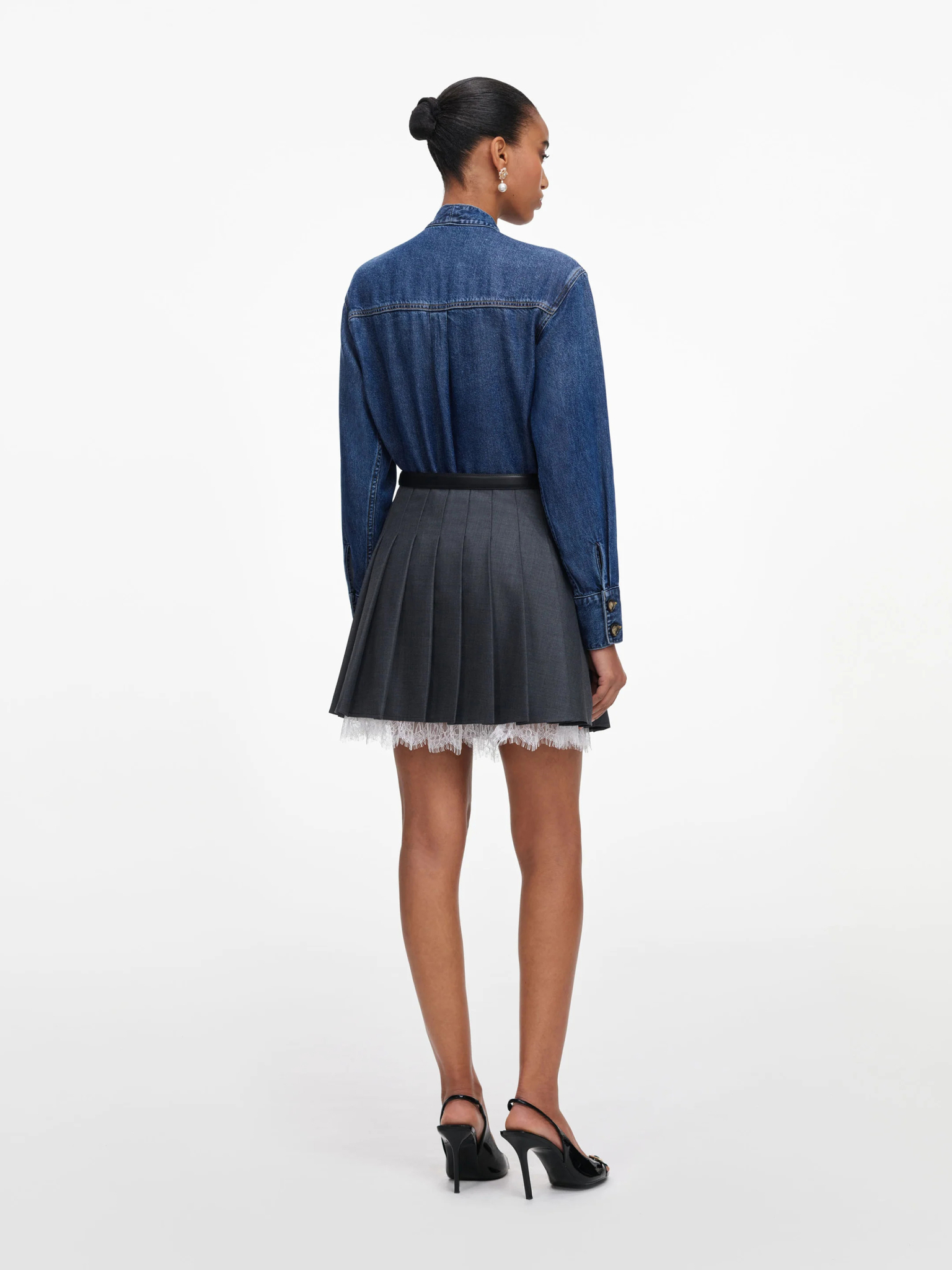 [SELF PORTRAIT] Shirts Long Sleeve FW26 PF26826TBLBLUE