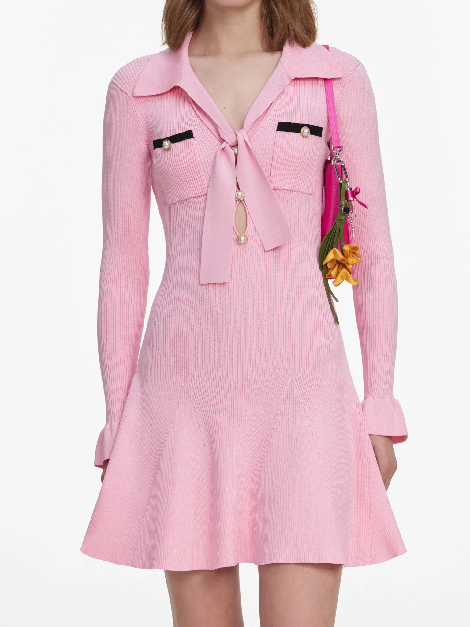 [SELF PORTRAIT] Sleeveless dress FW26 PF26132SPPINK
