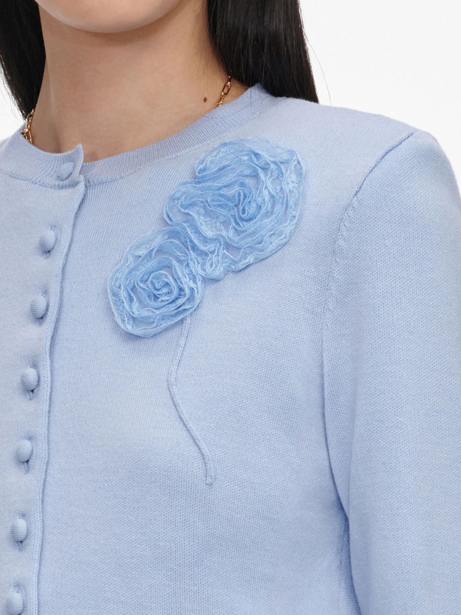 [SELF PORTRAIT] Knitwear FW26 PF26068CBLBLUE