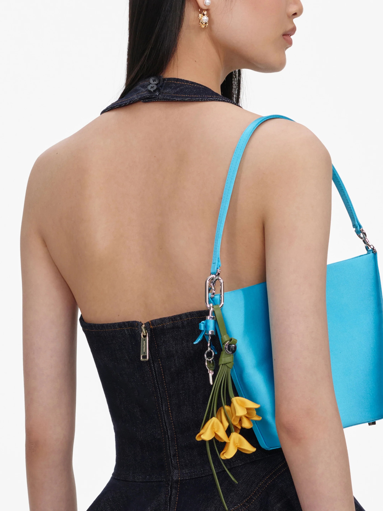 [SELF PORTRAIT] Sleeveless dress FW26 PF26810SBLBLUE