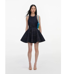 [SELF PORTRAIT] Sleeveless dress FW26 PF26810SBLBLUE