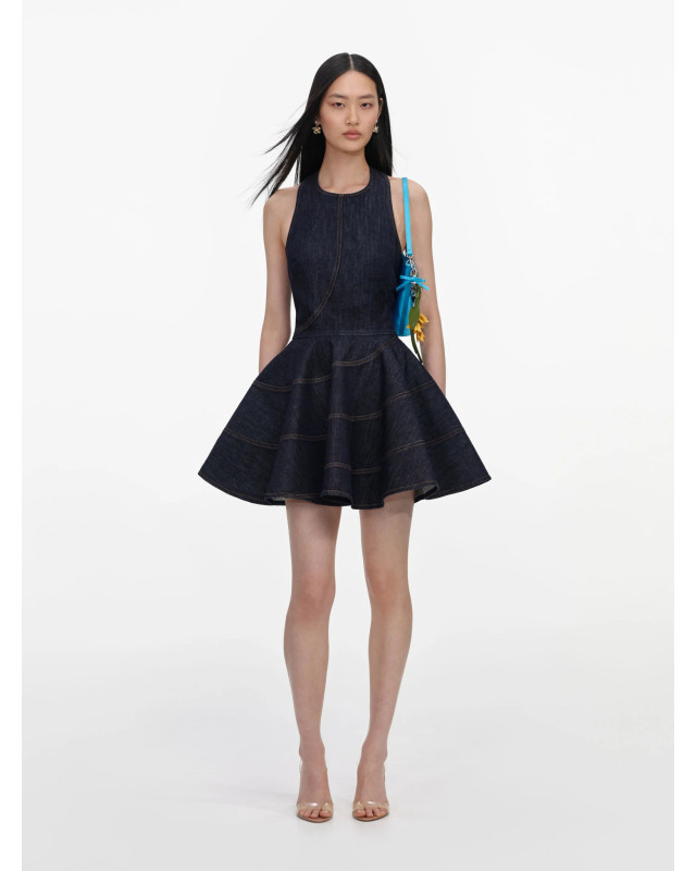 [SELF PORTRAIT] Sleeveless dress FW26 PF26810SBLBLUE