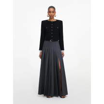 [SELF PORTRAIT] Long skirt FW26 PF26137XSKGRGREY