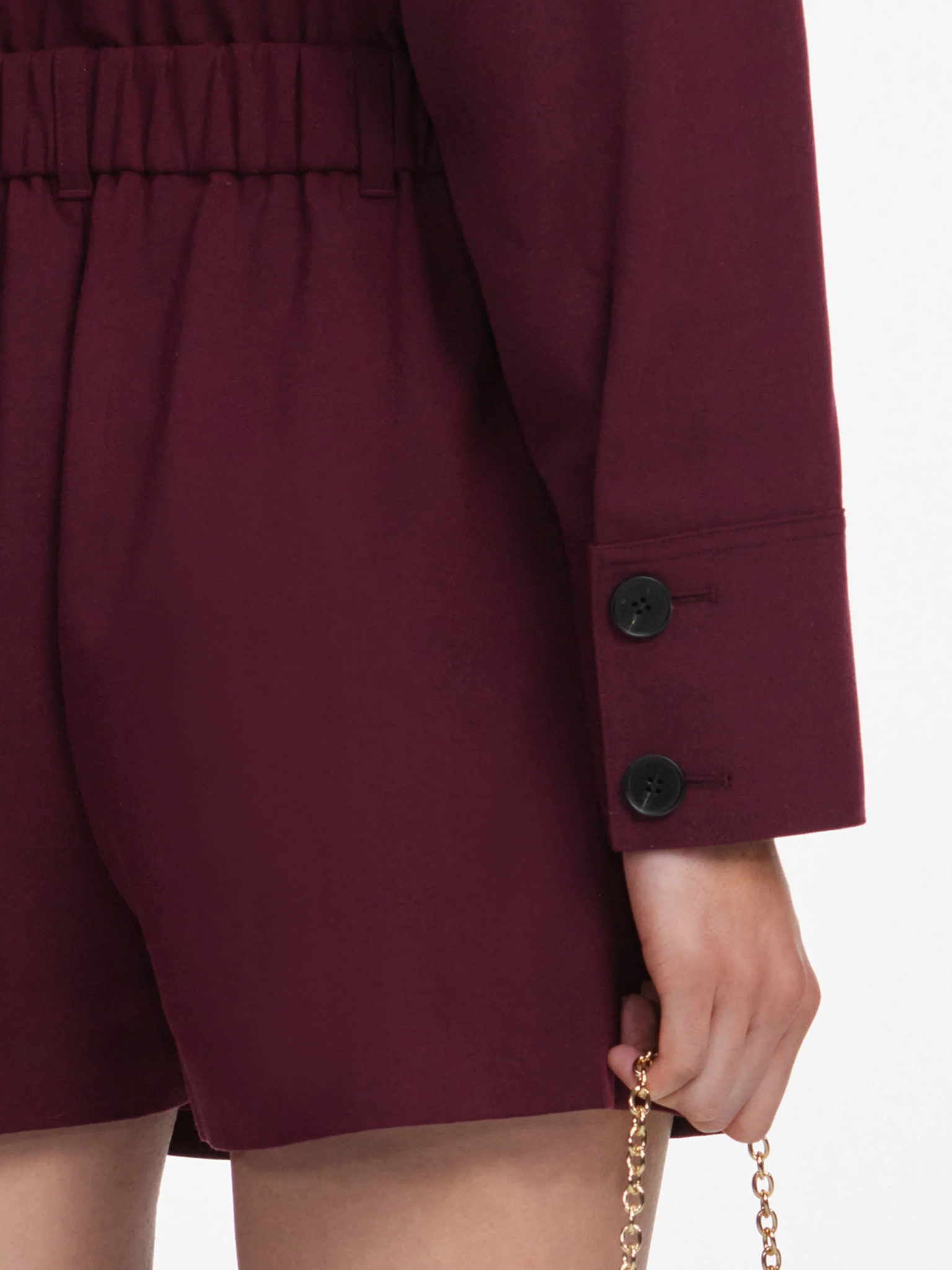 [SELF PORTRAIT] Jump suit FW26 PF26136JSBUBURGUNDY