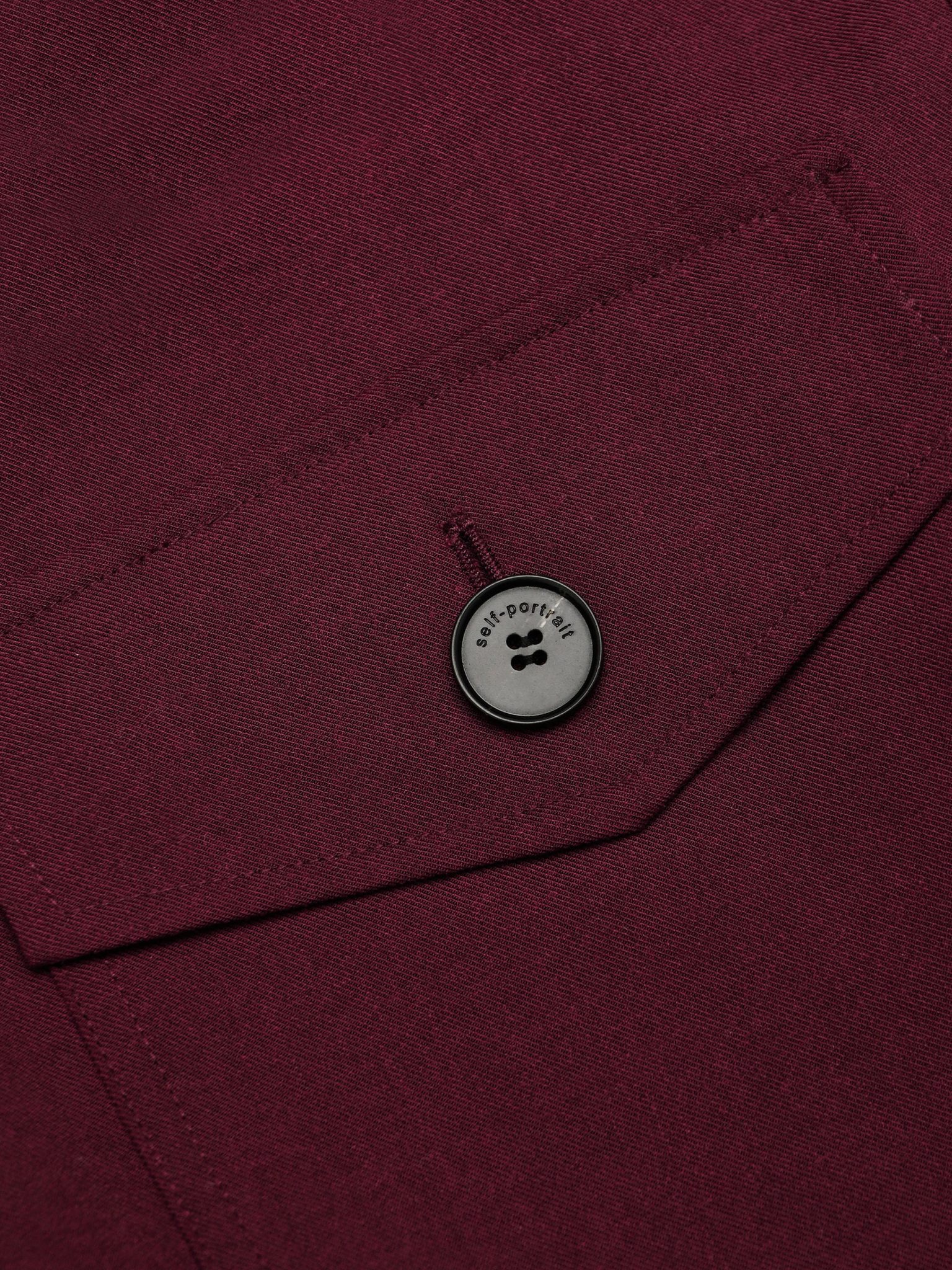 [SELF PORTRAIT] Jump suit FW26 PF26136JSBUBURGUNDY