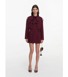 [SELF PORTRAIT] Jump suit FW26 PF26136JSBUBURGUNDY