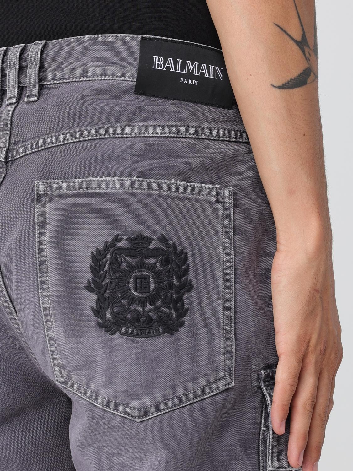 [Balmain] Jeans FW25 FH1ML136DF77 9CO