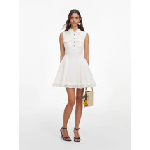 [SELF PORTRAIT] Short sleeve dress FW26 PF26010SACCREAM