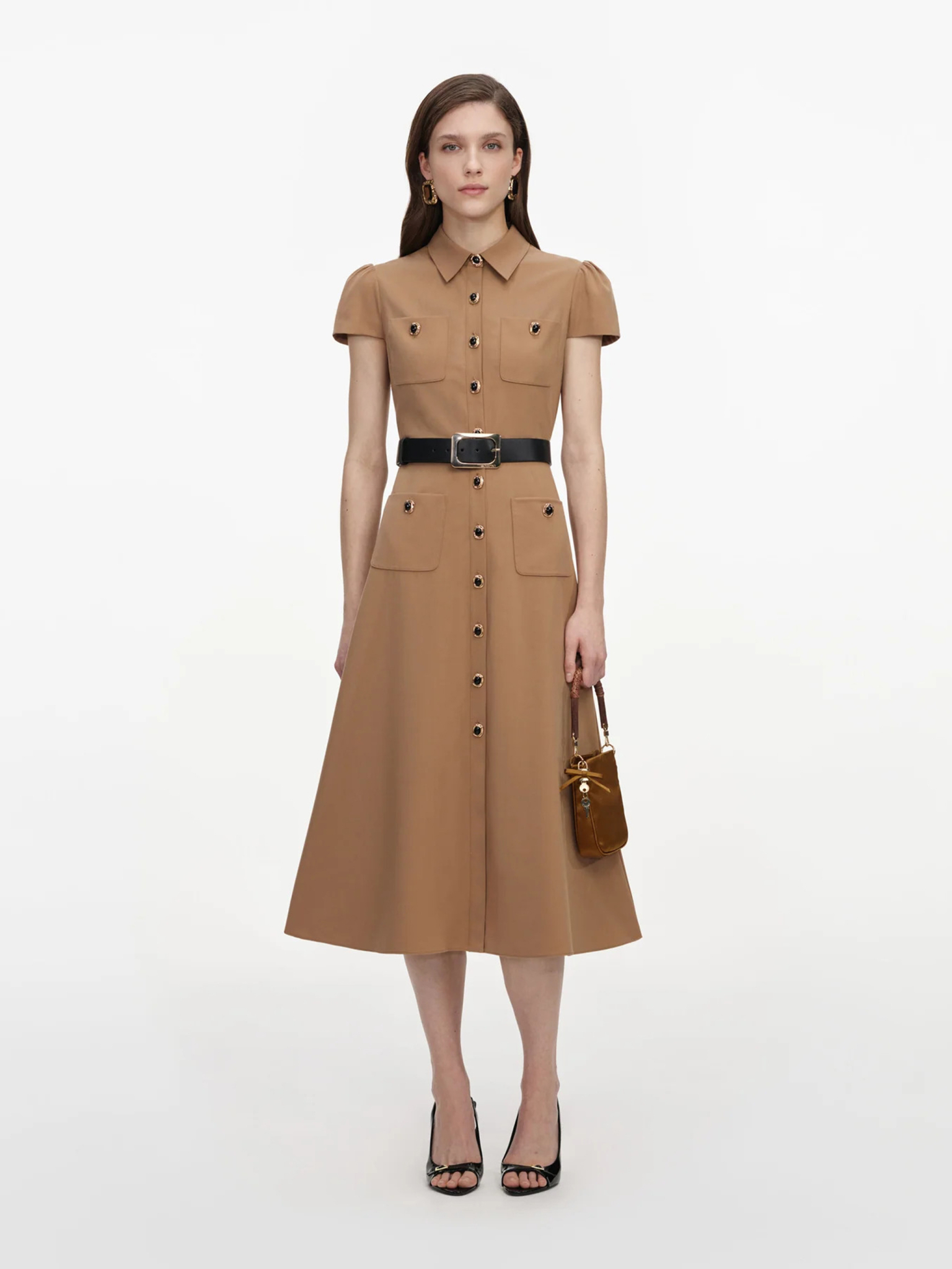 [SELF PORTRAIT] Sleeveless dress FW26 PF26010MBTTAN