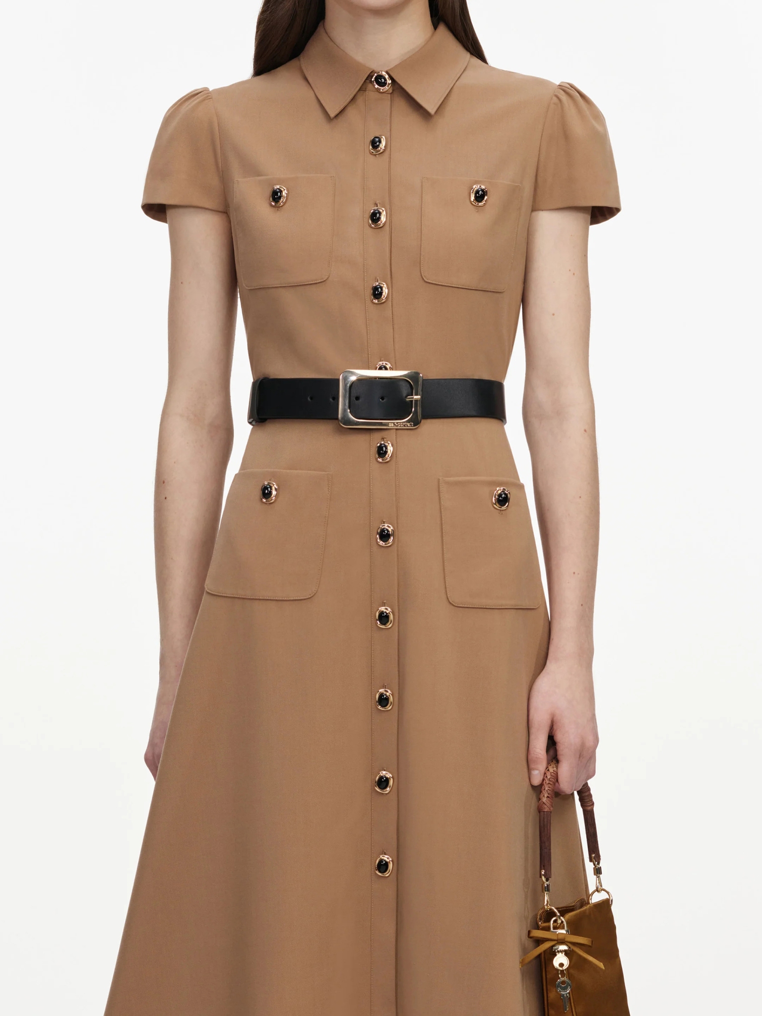 [SELF PORTRAIT] Sleeveless dress FW26 PF26010MBTTAN