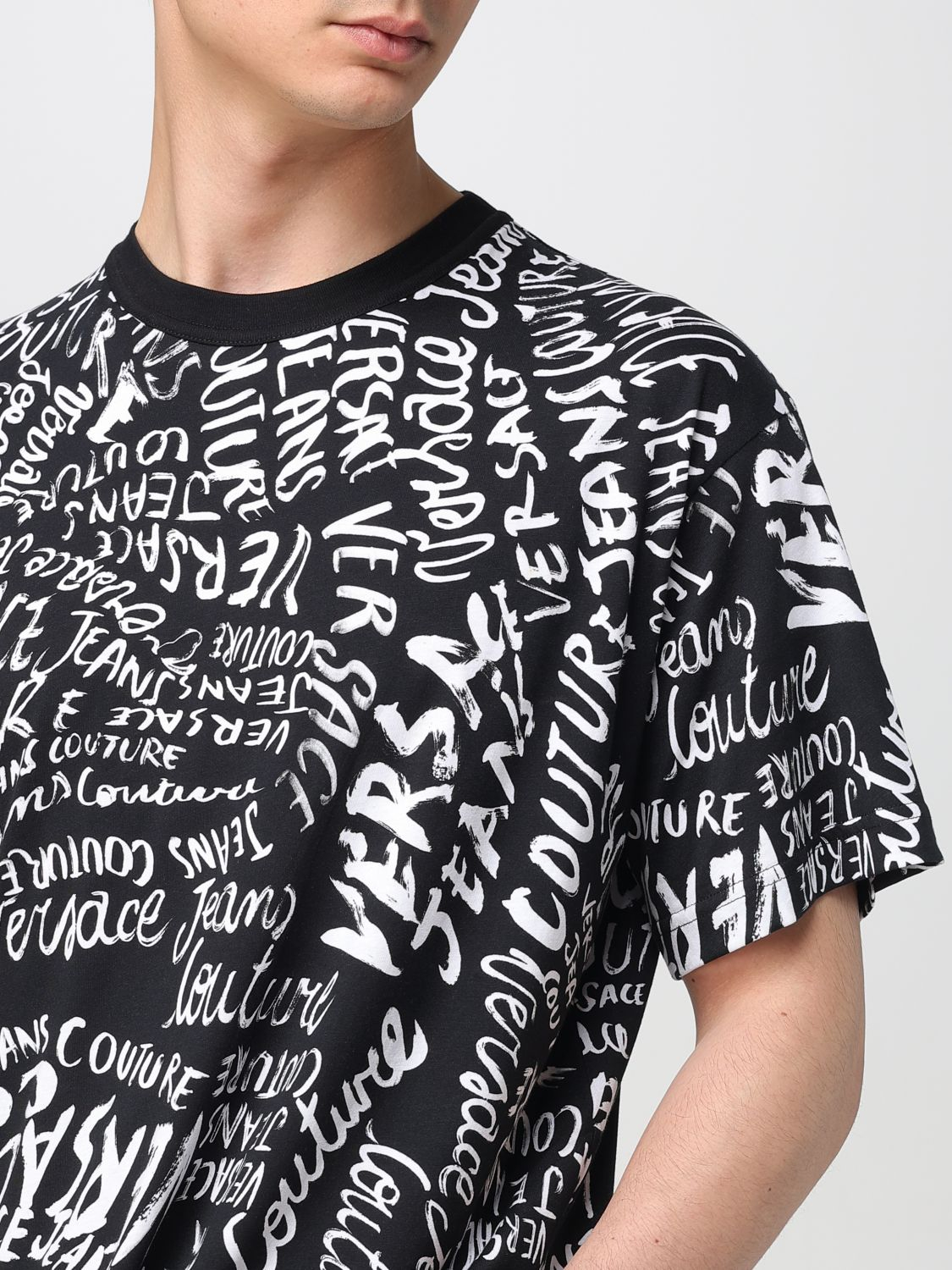 [VERSACE JEANS COUTURE] T-shirts Short Sleeve SS25 78GAH6R0JS440 L01