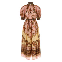 [Zimmermann] Short sleeve dress FW26 8255DSS261MJCO