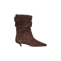 [Amina Muaddi] Ankle Boots FW25 15S365718JAMCOFFEE CROSTA