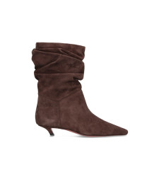 [Amina Muaddi] Ankle Boots FW25 15S365718JAMCOFFEE CROSTA