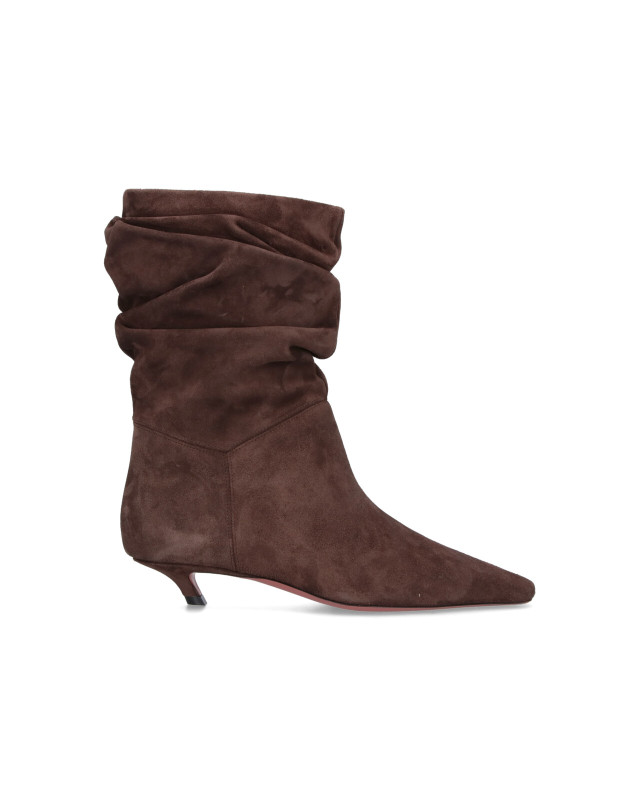 [Amina Muaddi] Ankle Boots FW25 15S365718JAMCOFFEE CROSTA