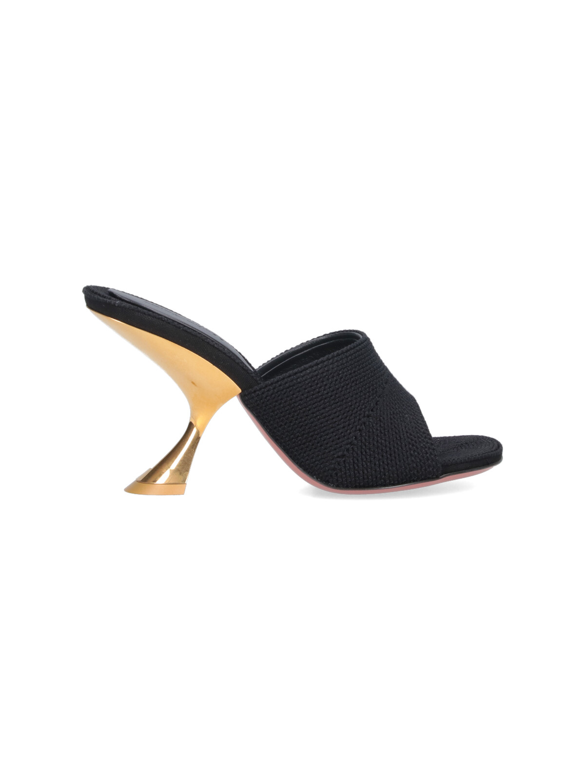 [Amina Muaddi] Pumps SS25 14S364279TAYWOVEN BLACK GOLD METAL