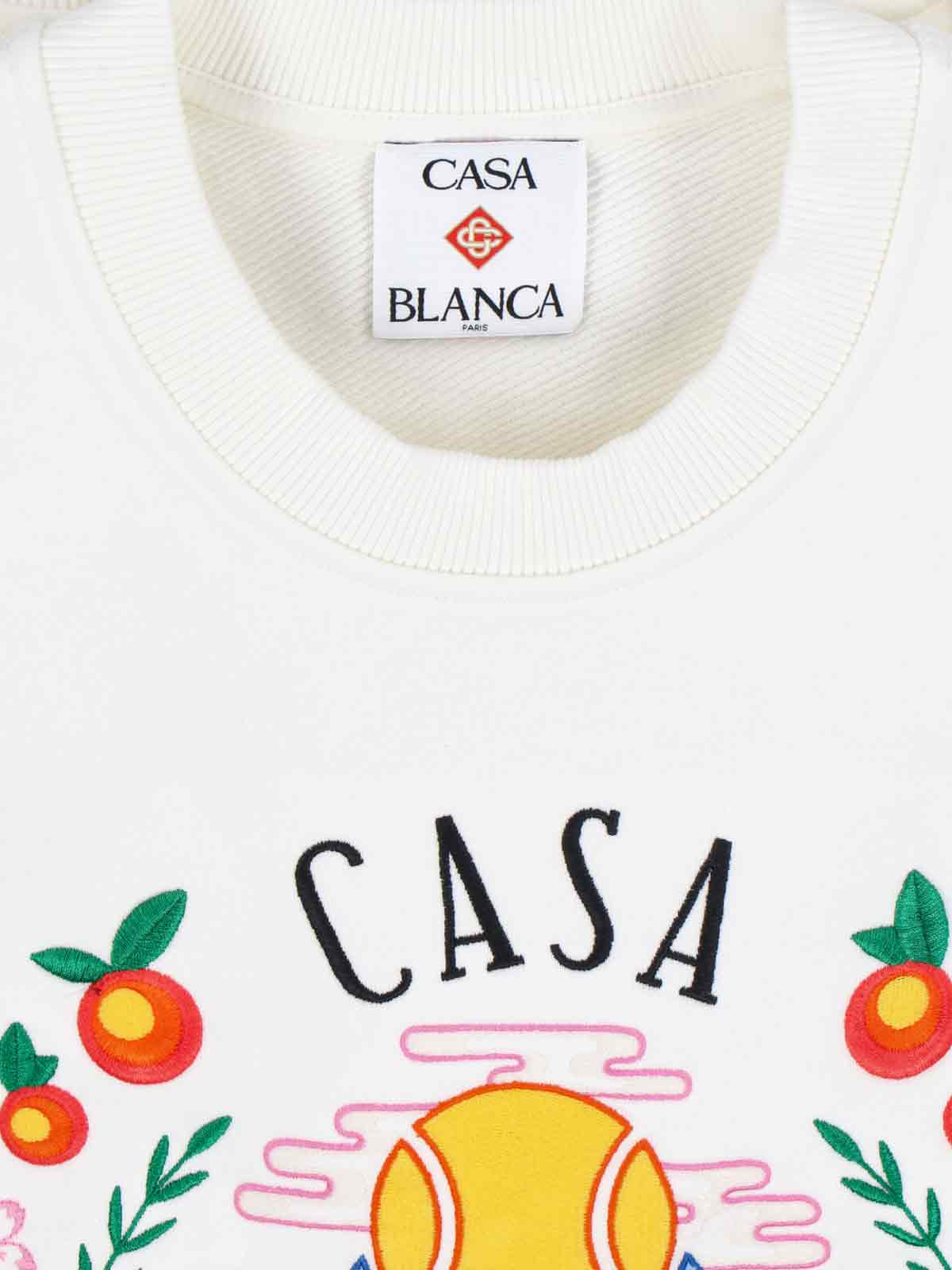 [Casablanca] Sweatshirt FW25 MPF25 JTP 293 03CASA WAY MOUNTAIN