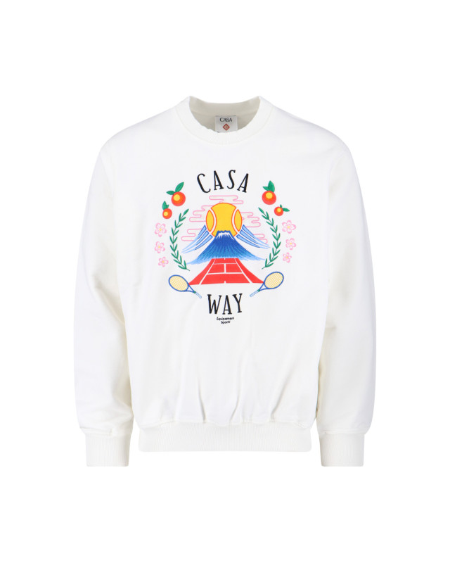 [Casablanca] Sweatshirt FW25 MPF25 JTP 293 03CASA WAY MOUNTAIN