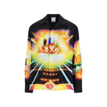 [Casablanca] Shirts Long Sleeve FW25 U AW25 SH 006 04 MORCHID SKYLINE