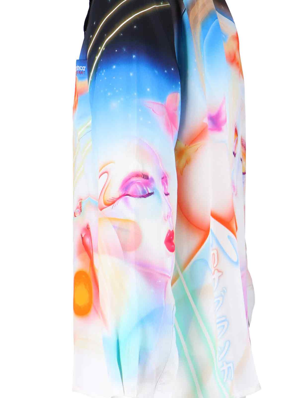 [Casablanca] Shirts Long Sleeve FW25 U MPF25 SH 006 02GALACTIC CONNECTION