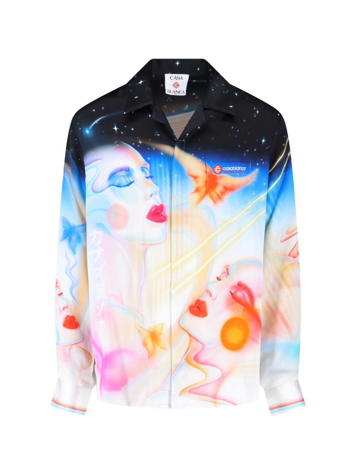 [Casablanca] Shirts Long Sleeve FW25 U MPF25 SH 006 02GALACTIC CONNECTION